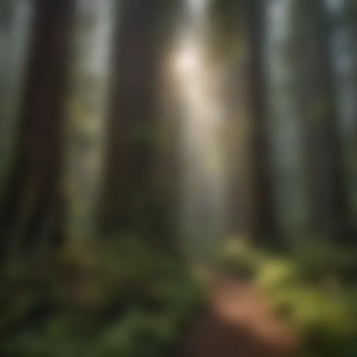Majestic Redwoods in Greens Reservation