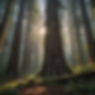 Enchanting Redwoods Standing Tall Majestic Redwoods along Russian River