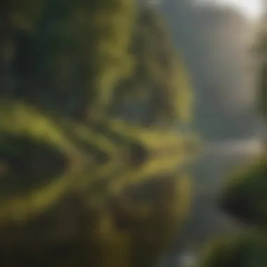 Tranquil Bend of the Willamette River Majestic River Bend with Lush Surroundings