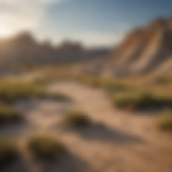 Majestic Rock Formations at Badlands National Park