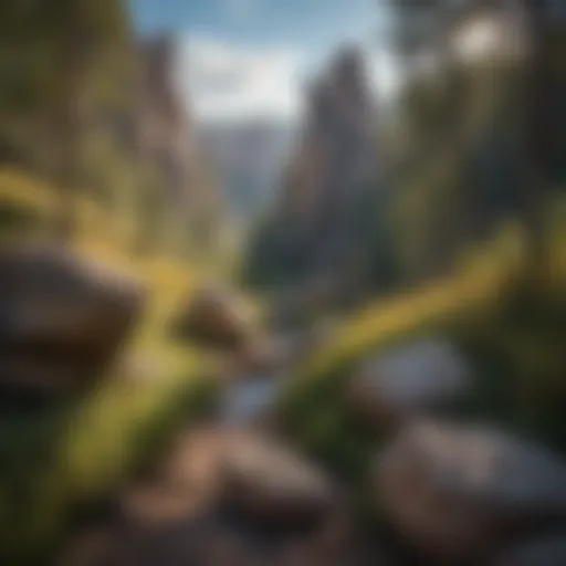 Majestic Rock Formations Majestic rock formations on Black Hills trail