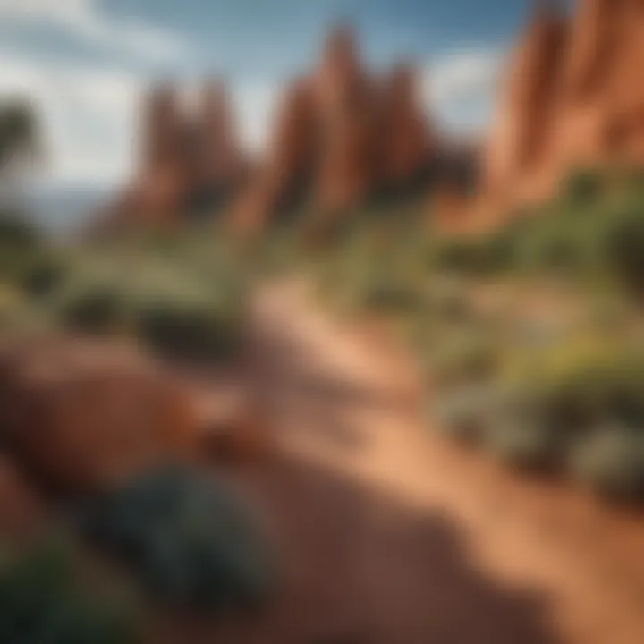 Majestic rock formations at Garden of the Gods