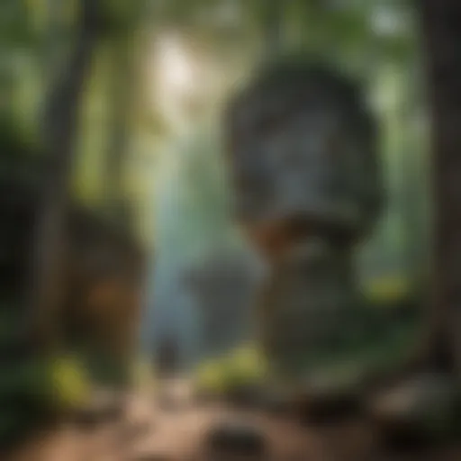 Majestic Rock Formations in Shawnee National Forest