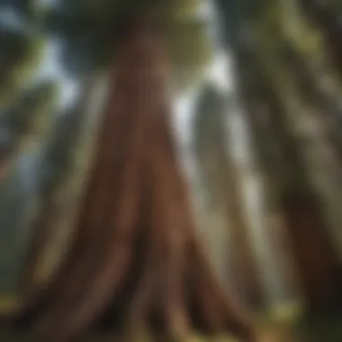 Enigmatic Giant: Sequoia Tree Majestic Sequoia Tree in Ancare Missoula