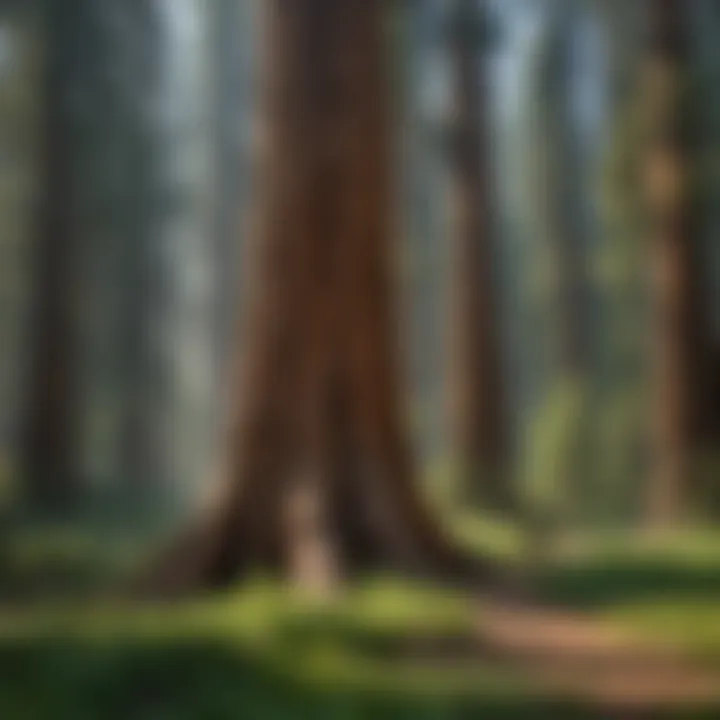 Majestic Sequoia Trees in Tuolumne Campgrounds