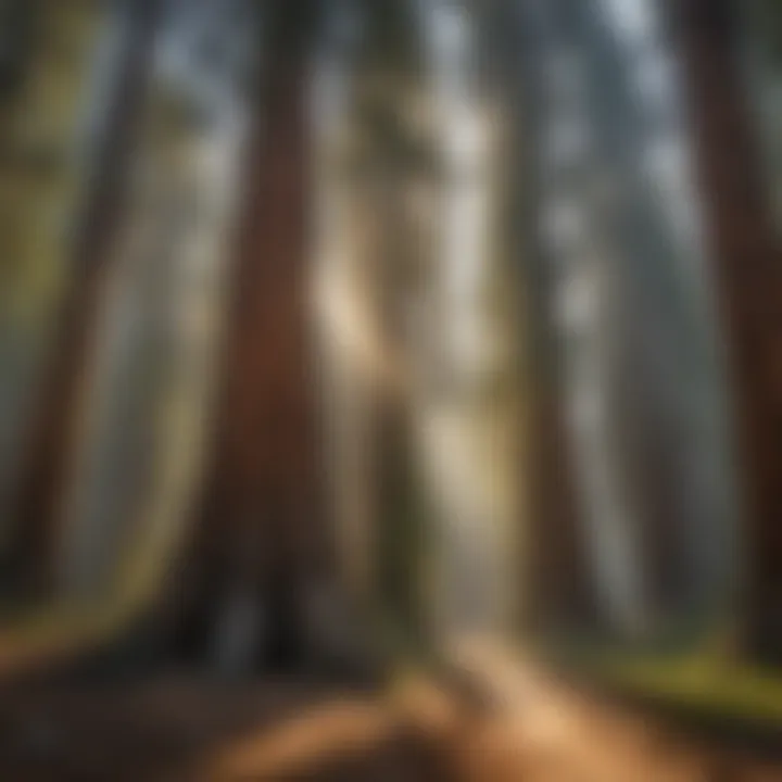 Majestic Sequoia Trees Majestic Sequoia trees in Yosemite National Park