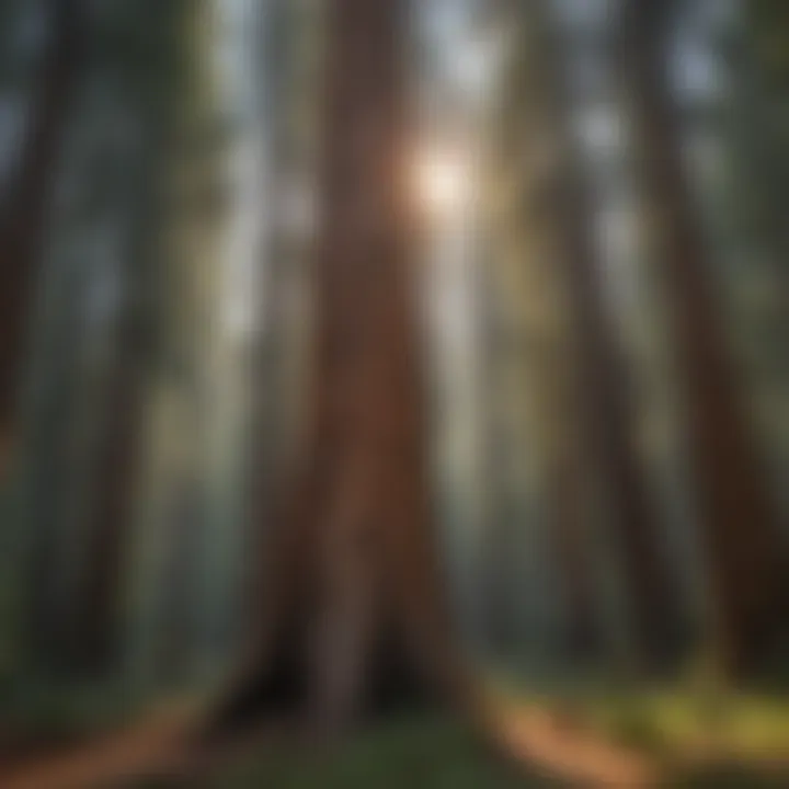 Majestic Sequoia Trees in Sequoia National Park