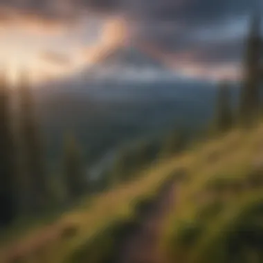 Majestic Summit View of Mt. Hood