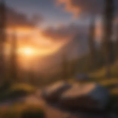 Majestic sunrise over Bachelor Mountain