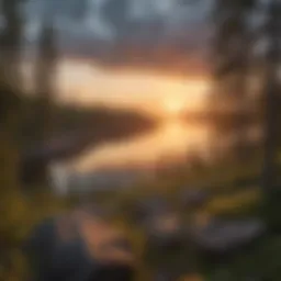 Majestic Sunrise over Lake Superior on the Trail