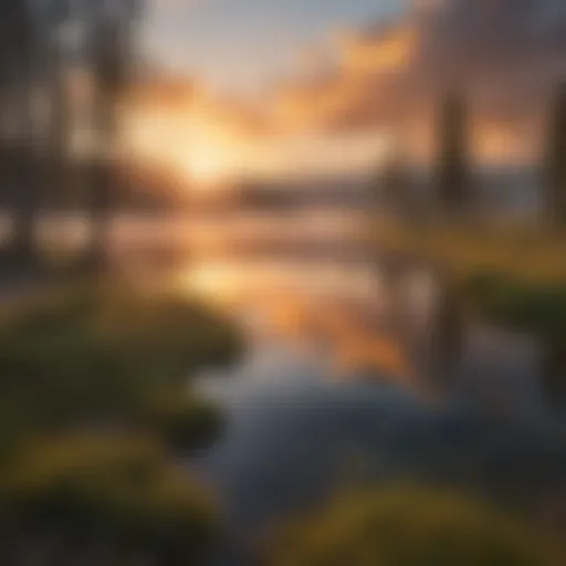 Majestic Sunrise over Yellowstone National Park