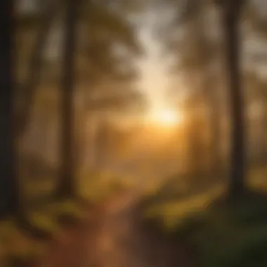 Golden Hour Magic Majestic Sunset Over Gold Hill