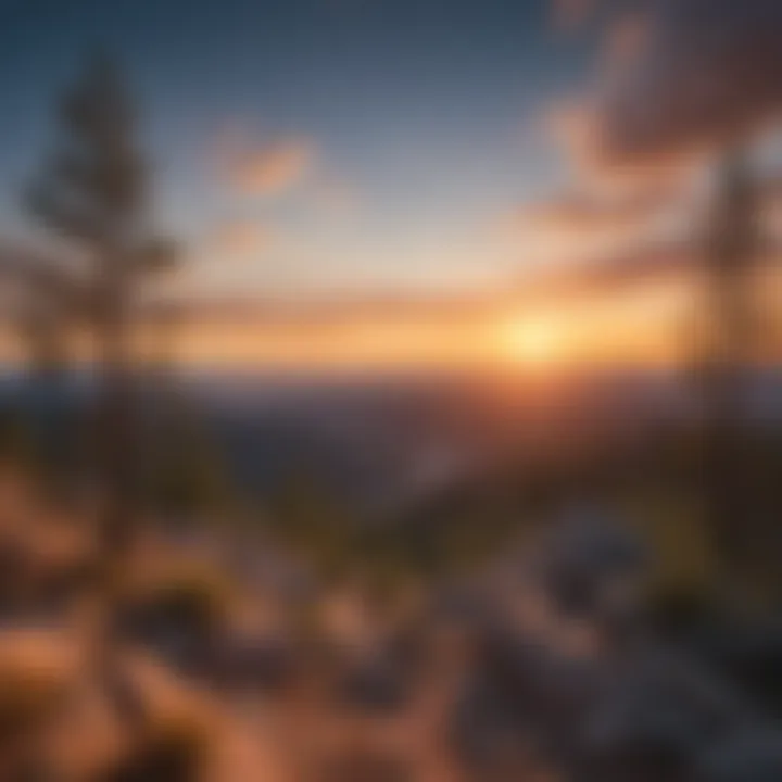 Majestic sunset over Mt. Lemmon