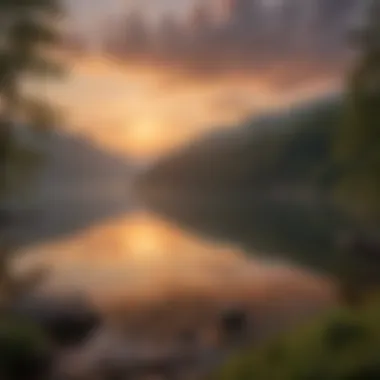 Majestic Sunset over Watauga Lake Majestic Sunset over Watauga Lake