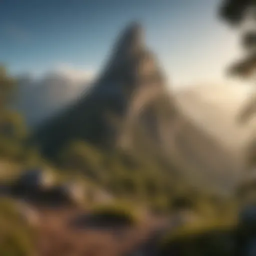 Majestic Table Mountain Peak Majestic Table Mountain Peak