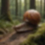 Exploring the Mysteries of Terrestrial Snail Habitats Majestic Terrestrial Snail in Enigmatic Habitat