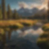 Iconic Teton Peaks Majestic Teton Mountain Range