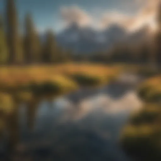 Iconic Teton Peaks Majestic Teton Mountain Range