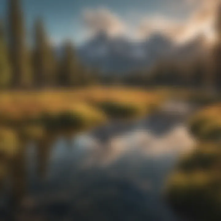 Iconic Teton Peaks Majestic Teton Mountain Range