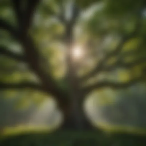 Majestic Tree Canopy in Brooklyn Forest