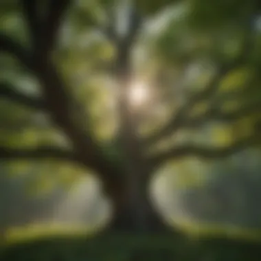 Enchanted Canopy: Brooklyn's Arboreal Majesty Majestic Tree Canopy in Brooklyn Forest