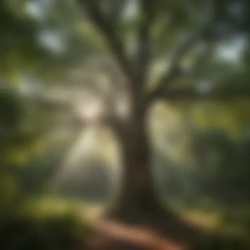 Majestic tree canopy in Hixon Forest