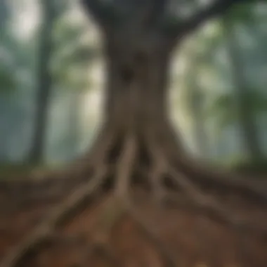 Majestic Tree Roots Network Majestic Tree Roots Network