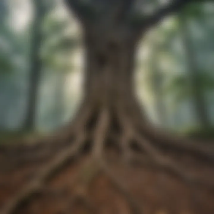 Majestic Tree Roots Network Majestic Tree Roots Network