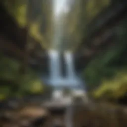 Majestic Twin Falls in Washington