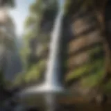 Majestic Waterfall on Seven Falls Trail