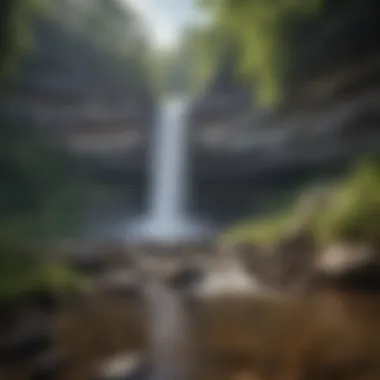Majestic Waterfall Vista in Blackwater Falls State Park