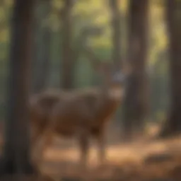 Majestic Whitetail Deer in Texas Wilderness