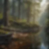 Majestic wilderness of Jagged Fork Reservations