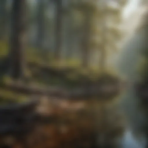 Majestic wilderness of Jagged Fork Reservations