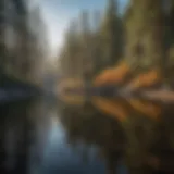 Majestic Wilderness Reflection at Big Bear Lake RV