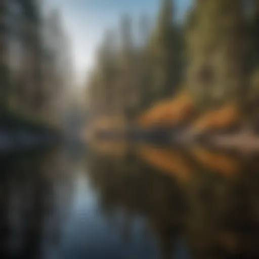 Majestic Wilderness Reflection at Big Bear Lake RV