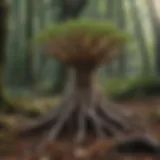 Enigmatic Mandragora Plant Root Structure