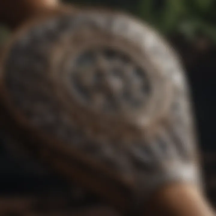 Elegance in Detail Close-up of intricate bidding paddle at Maricopa County land auction