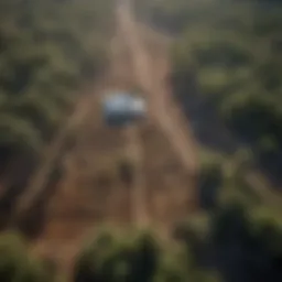 Aerial view of Maricopa County land auction venue