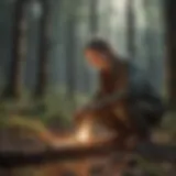 Artistic depiction of crafting a compelling message for donation requests