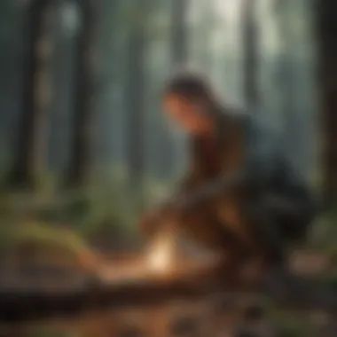 Artistic depiction of crafting a compelling message for donation requests