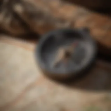 Navigating Tax Benefits with Vintage Compass Vintage Compass on Map Showing Directions