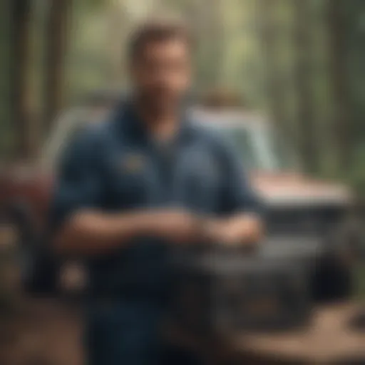 Expert Mechanic with Toolbox