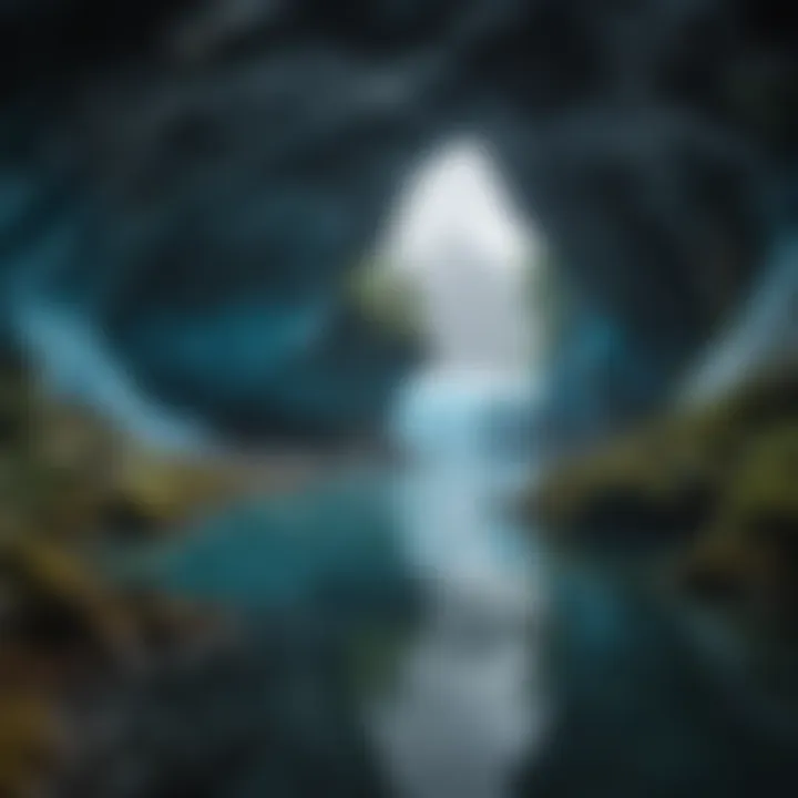Glacier Blue Caves Exploration