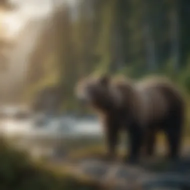 Majestic Fauna of Alaska Wildlife Encounters Near Mendenhall Glacier