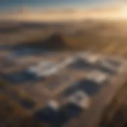 Aerial view of Mesa Airport
