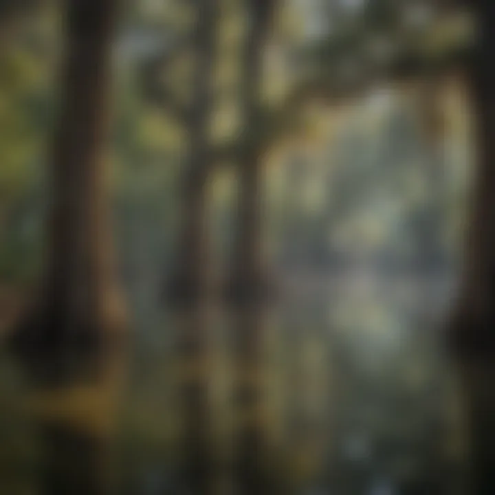 Majestic Cypress Trees in Orlando Natural Park