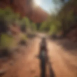 Mesmerizing Red Rock Canyon bike trail