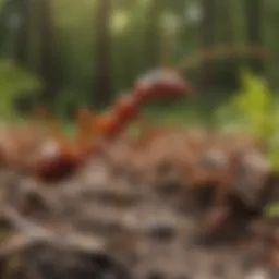 Meticulous Fire Ant Behavior Study