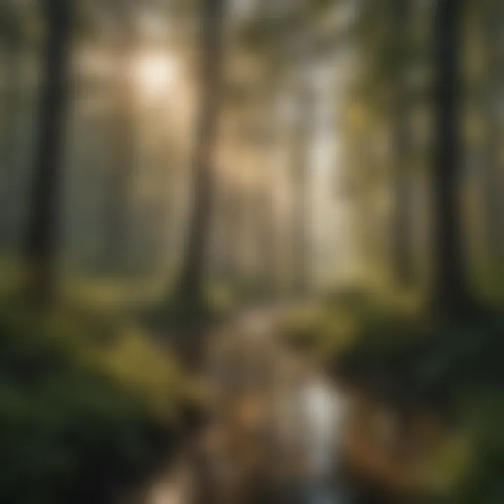 A visual representation of climate change effects on Midwest ecosystems